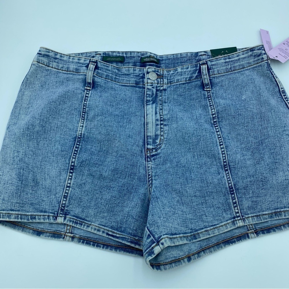 Wild Fable Super High Rise Acid Washed Jean Shorts